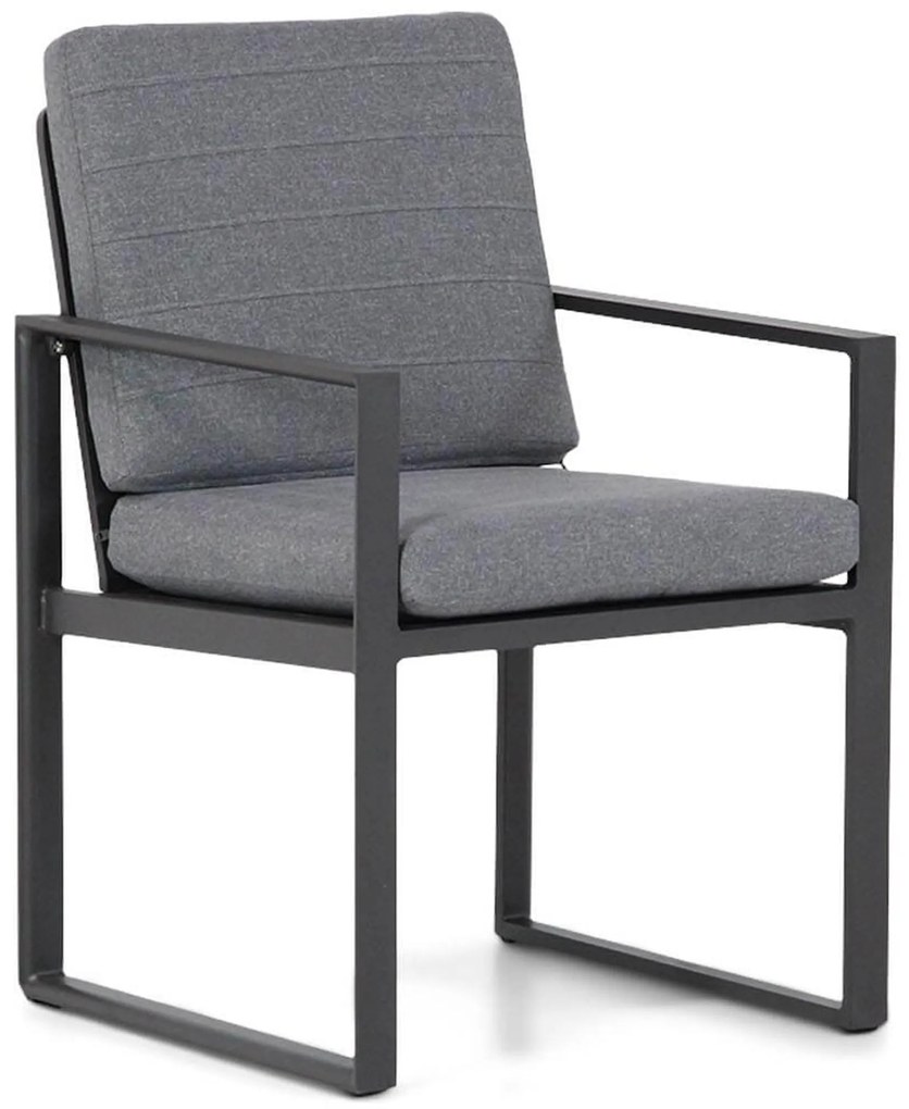 Tuinset 6 personen 217 cm Aluminium Grijs Santika Furniture Santika