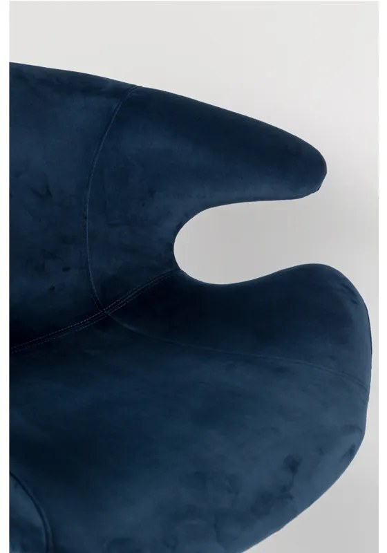 Zuiver Mia Eetkamerstoel Blauw Velvet