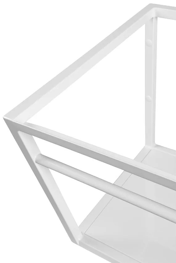 Sapho Industrial wastafel frame mat wit 90cm