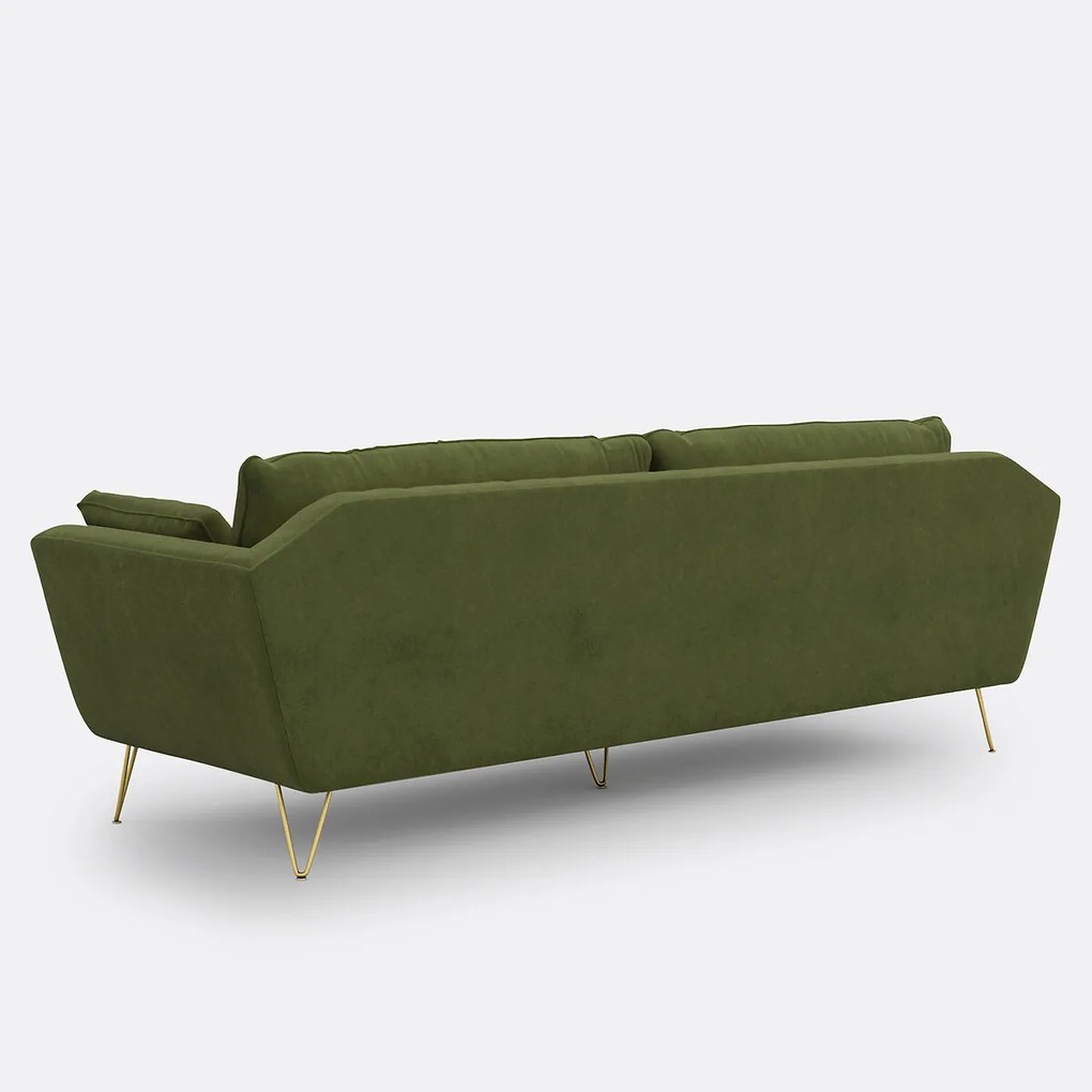 3-, 4- of 5-zits fluwelen bank, TOPIM