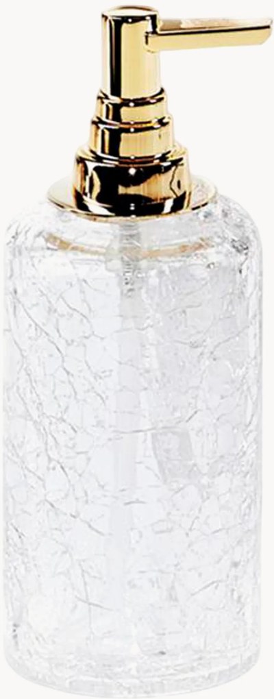 Glazen zeepdispenser Crack