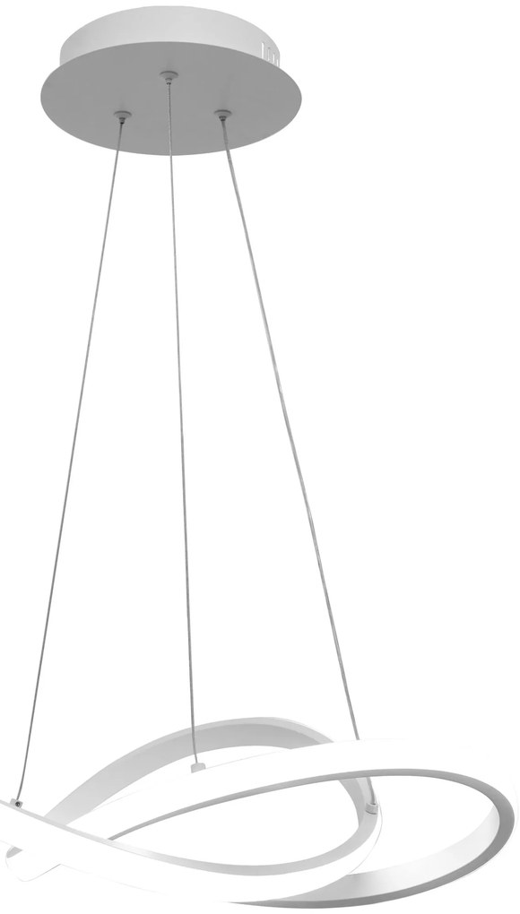 Hangring Plafondlamp Modern LED Afstandsbediening APP392-CP Wit