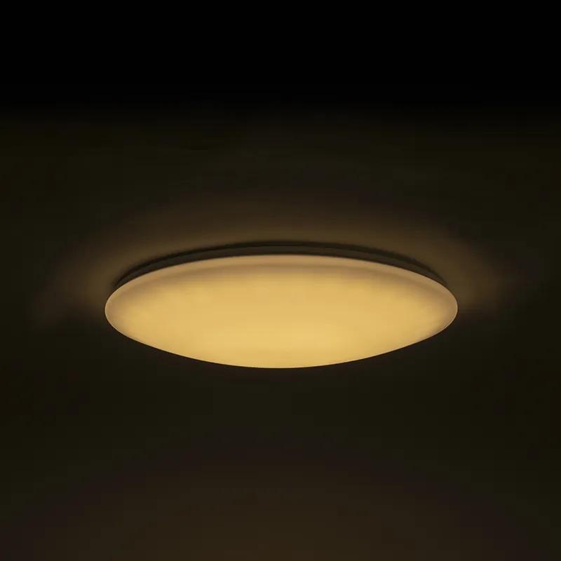LED plafondlamp met dimmer 60 cm met afstandsbediening - Extrema Modern rond Binnenverlichting Lamp