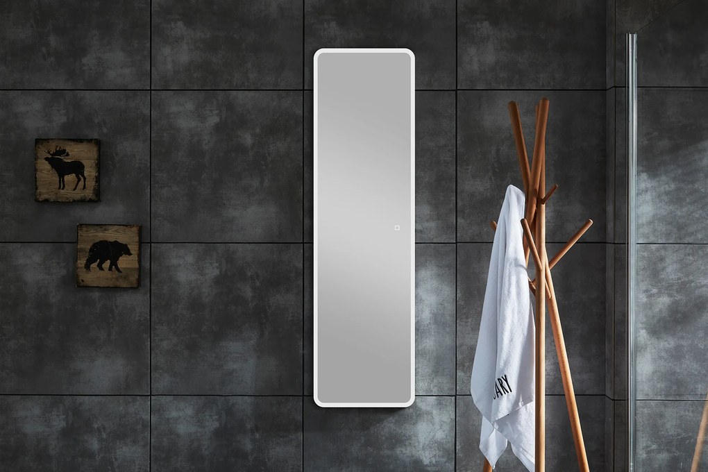 Badstuber spiegel met LED verlichting 50x120cm