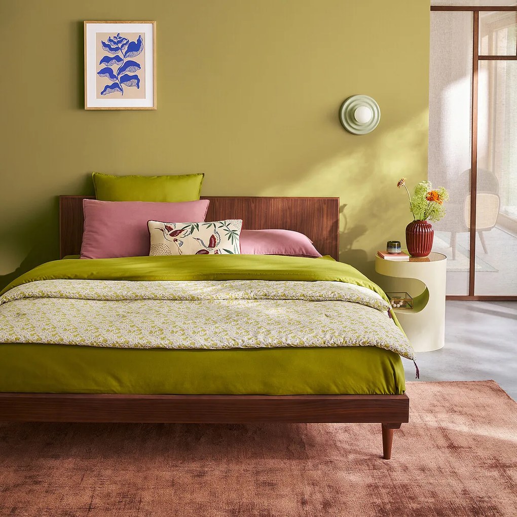 Effen kussensloop in gewassen katoen, Scenario