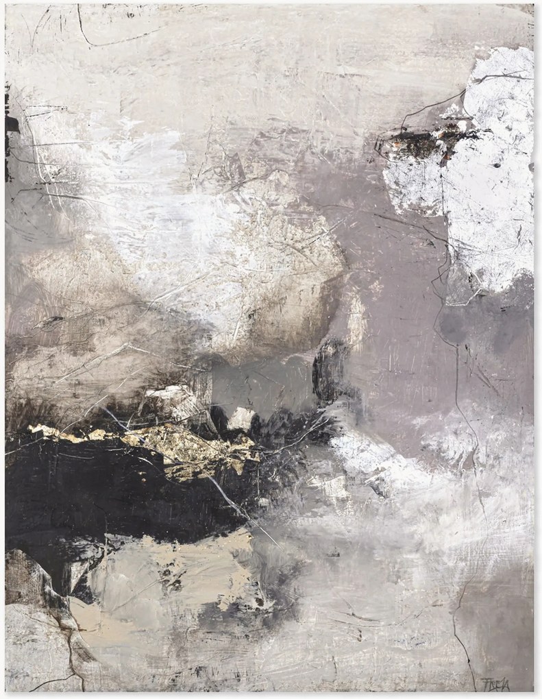 Handgeschilderd canvas Pure