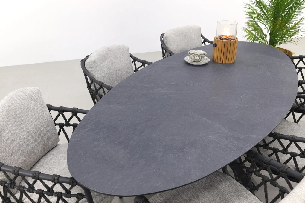 4SO Calpi/Privada 240x107 - Ovale tuinset - 7-delig OP=OP