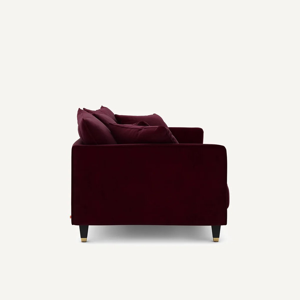 3-zits compacte fluwelen zetel, Lazare