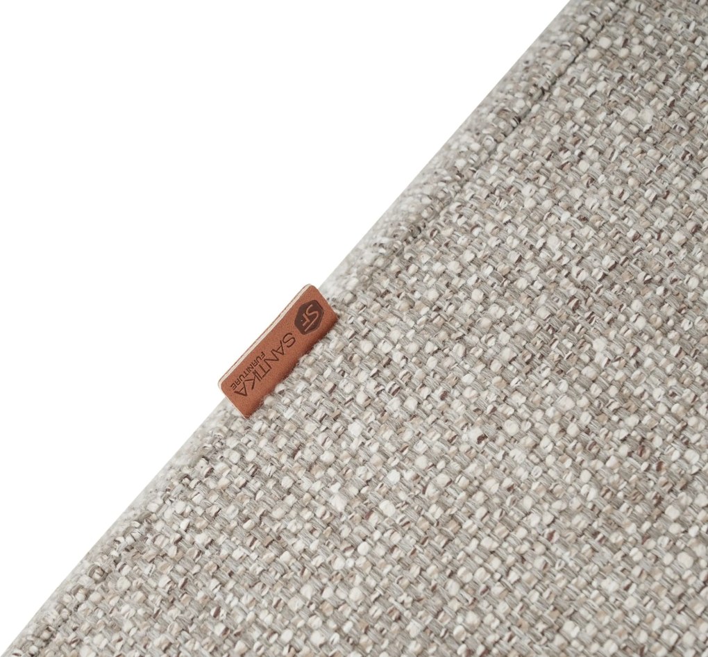 Hoek loungeset 5 personen Rope Taupe  Santika Furniture Santika