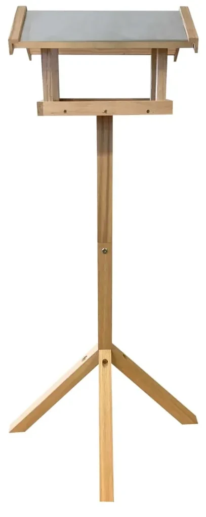 Esschert Design Voedertafel rechthoekig met stalen dak FB432
