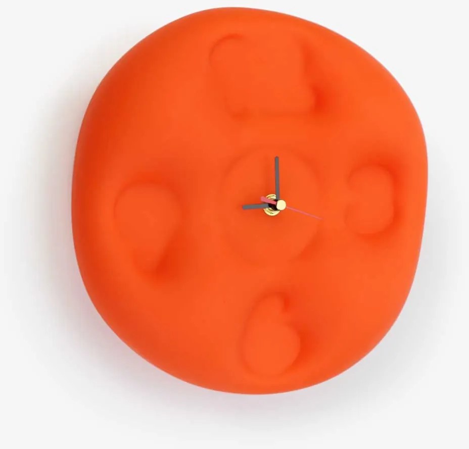 Design Klok - Teun Zwets - Bubble Clock Oranje