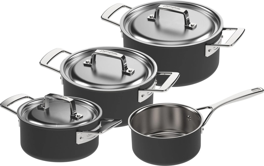 Demeyere Black 5 Kookpottenset, 4-delig - Black 5 - Demeyere