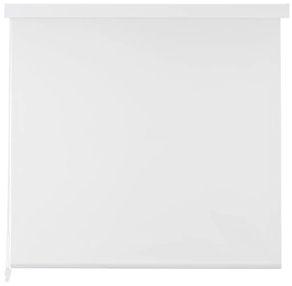 vidaXL Rolgordijn voor douche 80x240 cm wit