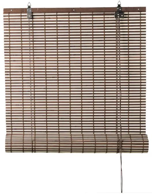 Bamboe rolgordijn - bruin/naturel - 120x180 cm