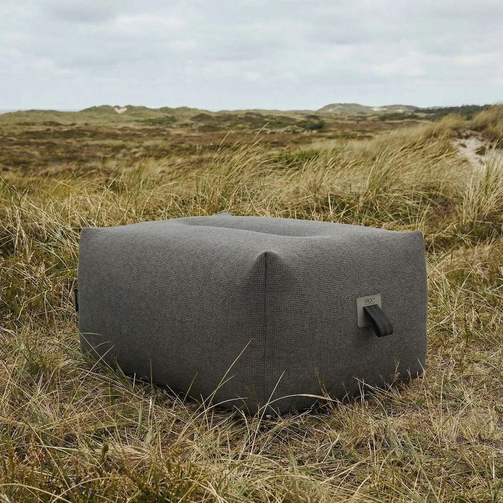 Soft Zitzak Outdoor Pouf - Kirra Noir