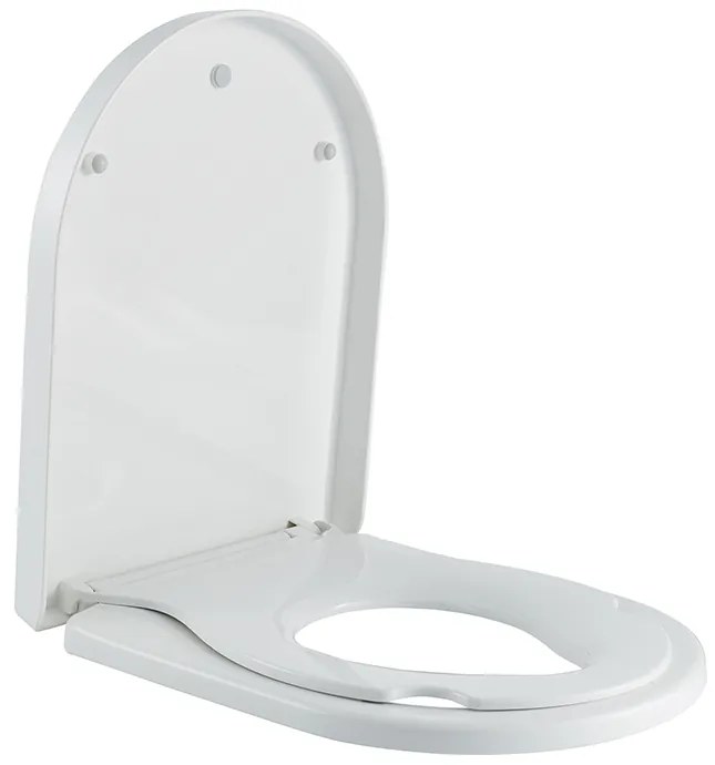 Mueller Afesta dubbele toiletzitting soft-close en quick release wit