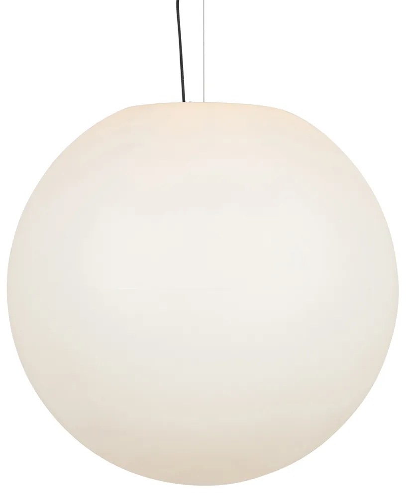 Moderne buitenlamp wit 77 cm IP44 - Nura Modern E27 IP44 Buitenverlichting bol / globe / rond