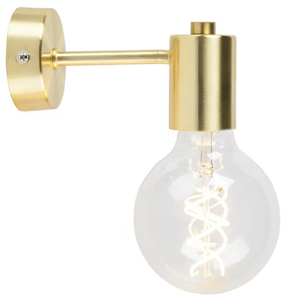 Smart Art Deco wandlamp goud incl. G95 WiFi lichtbron - Facil