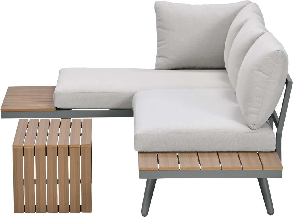 Garden Impressions Tibo loungeset 3-delig - stone green