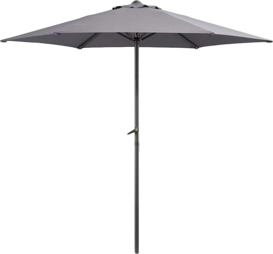 Le Sud parasol Blanca - antraciet - Ø250 cm - Leen Bakker
