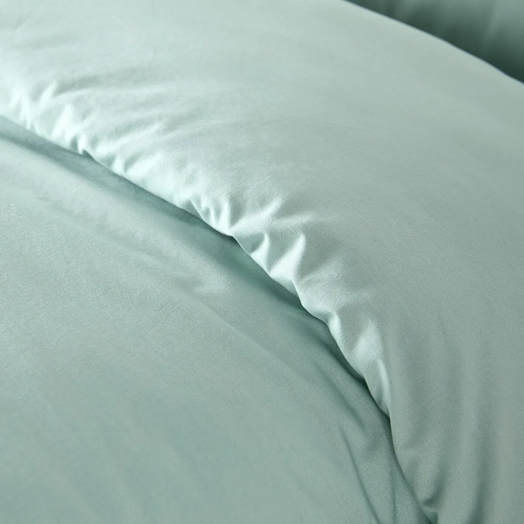 Effen dekbedovertrek in gewassen katoen, Scenario