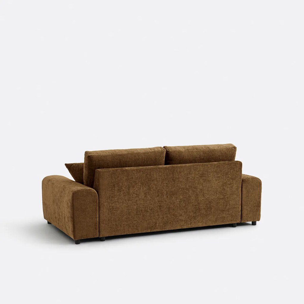 2-zits rechte bank in gevlamd chenille, GALENE