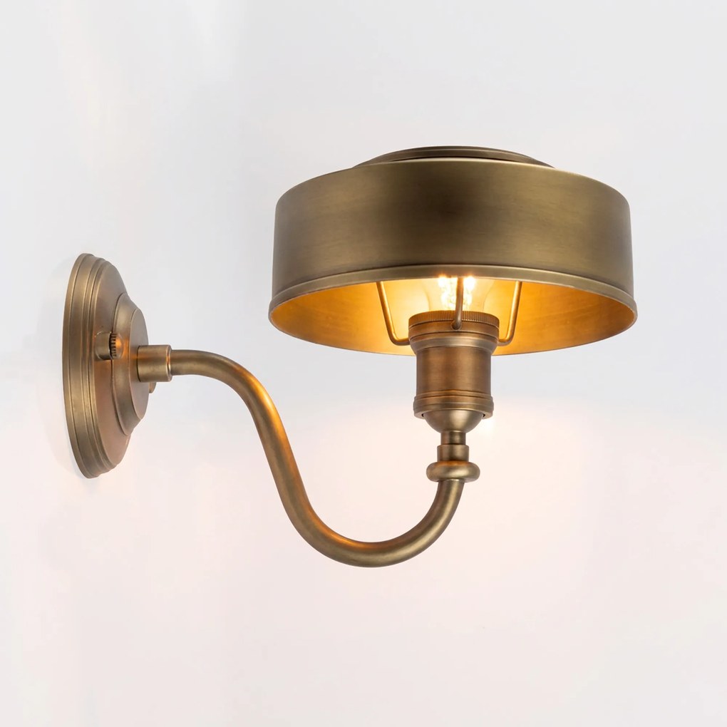 Wandlamp Antibes Antiek Messing Antibes
