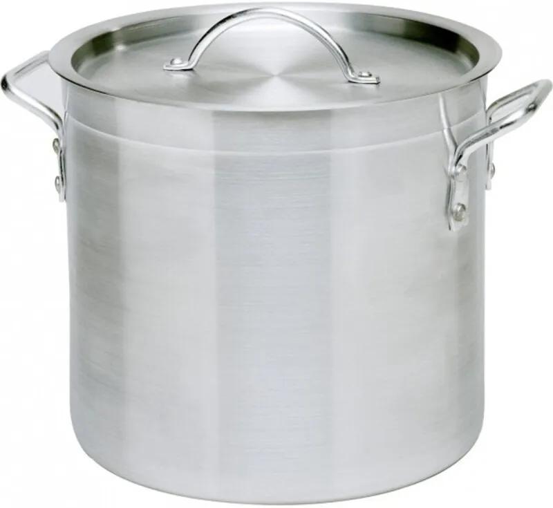Kookpan met deksel aluminium 45 liter
