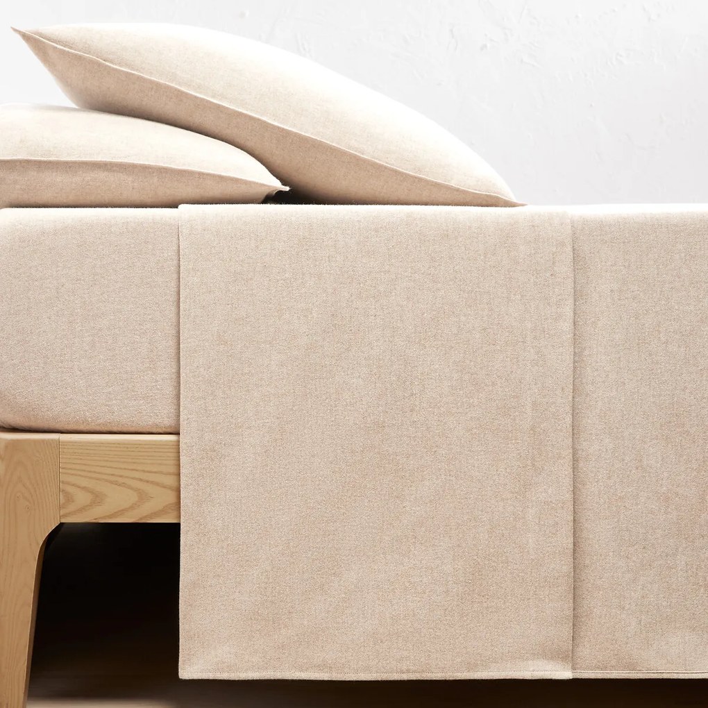 Onderlaken in chambray katoenen flanel, Clara