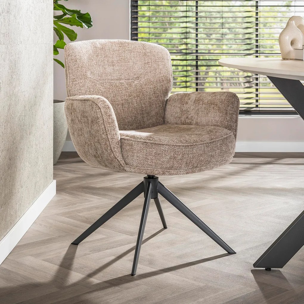 Eetkamerstoel Draaibaar Zand