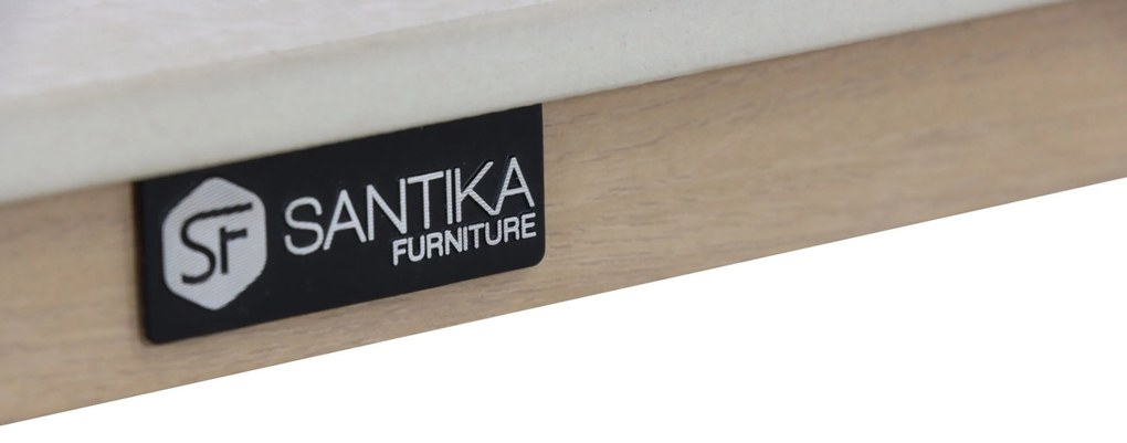 Stoel en Bank Loungeset 5 personen Aluminium Taupe  Santika Furniture Santika