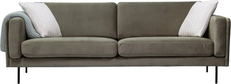 2,5 zitsbank - Bossa - velours Juke taupe 12