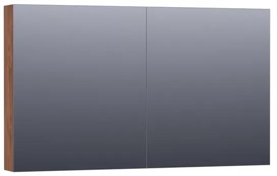 BRAUER Dual Spiegelkast - 120x70x15cm - 2 links- rechtsdraaiende spiegeldeur - MFC - viking shield 7270