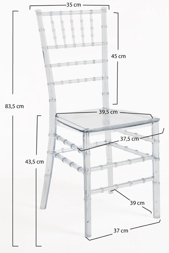 Zeslo Polycarbonaat Stoel