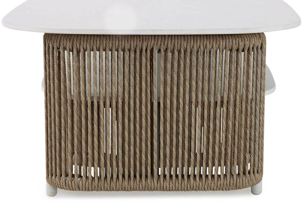 Hoek loungeset 5 personen Aluminium/rope Taupe Coco Colorado