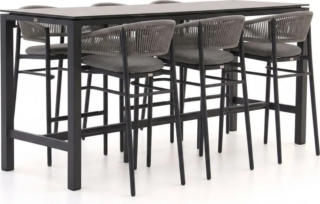 Barset Bellagio  | 6 personen | Tuinset sintered stone | 7-delig | Kees Smit Tuinmeubelen