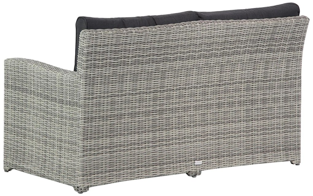 Loungeset tuin 4 personen Wicker Grijs Garden Collections Giardino