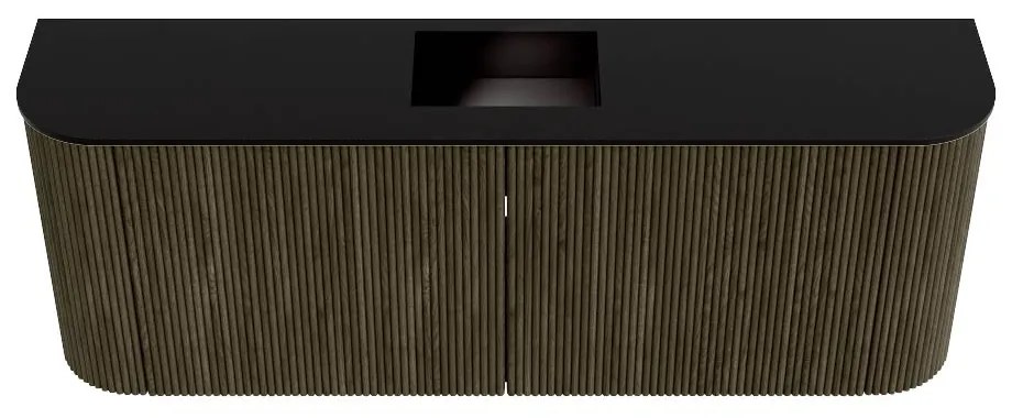 Mondiaz Joya 115cm toiletmeubel ronding links/rechts shadow met wastafel faye midden zonder kraangat urban