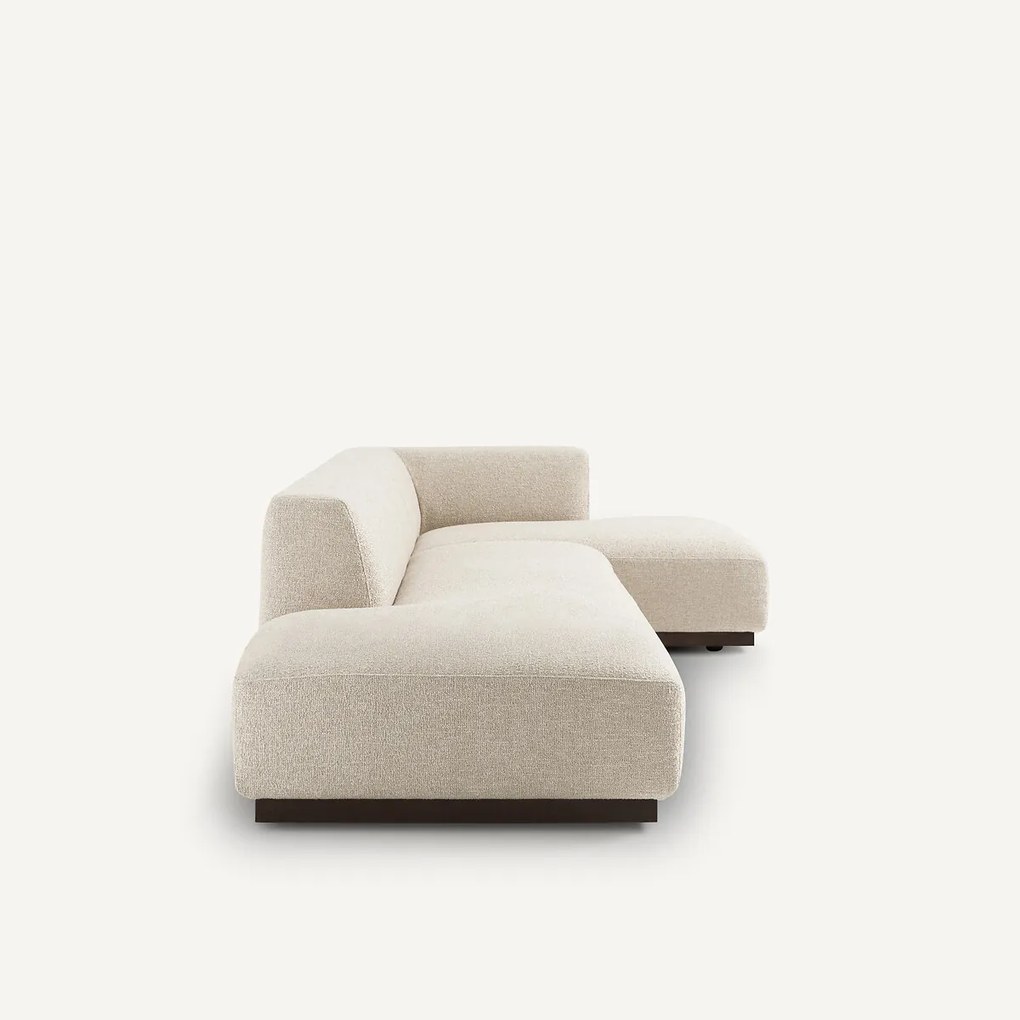 Rechtse hoekbank XL bouclé stof, Jacopo