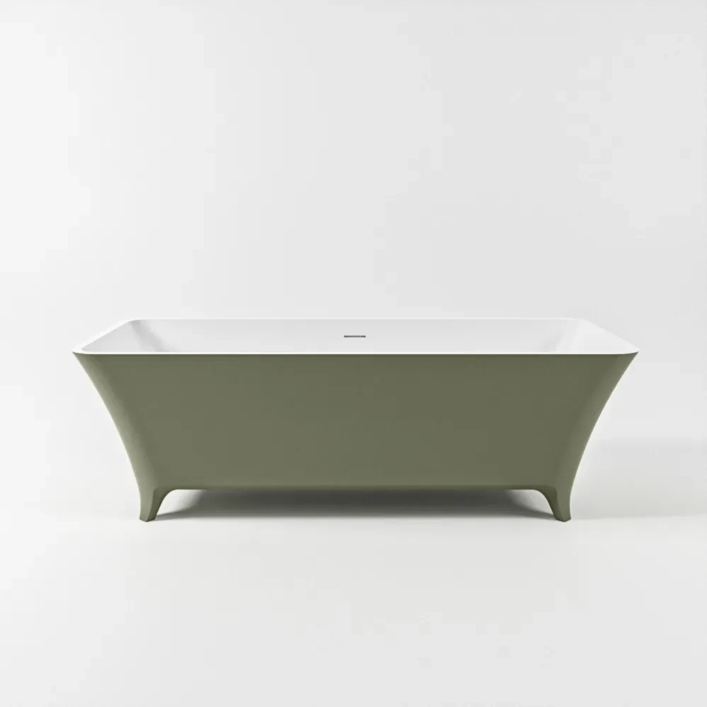 Mondiaz Lundy vrijstaand bad 170x75cm kleur army/talc