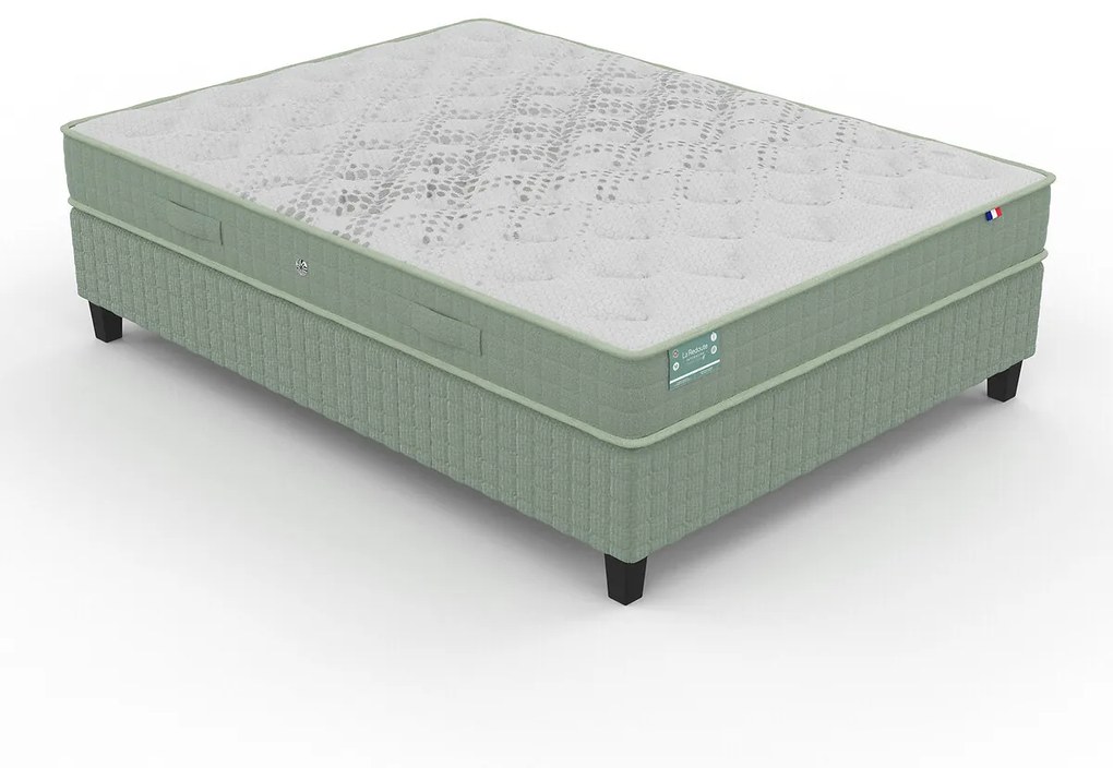 Beklede boxspring met latten