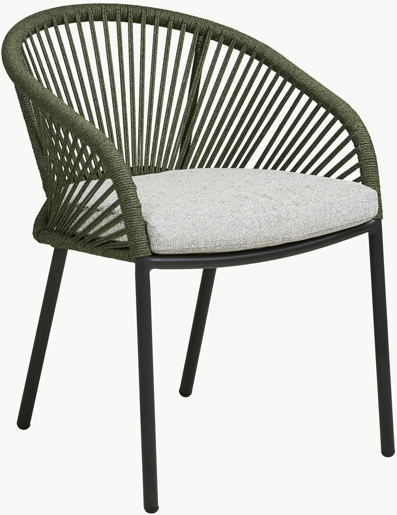 Tuin-eetstoelen Novella met armleuningen, 2-delig