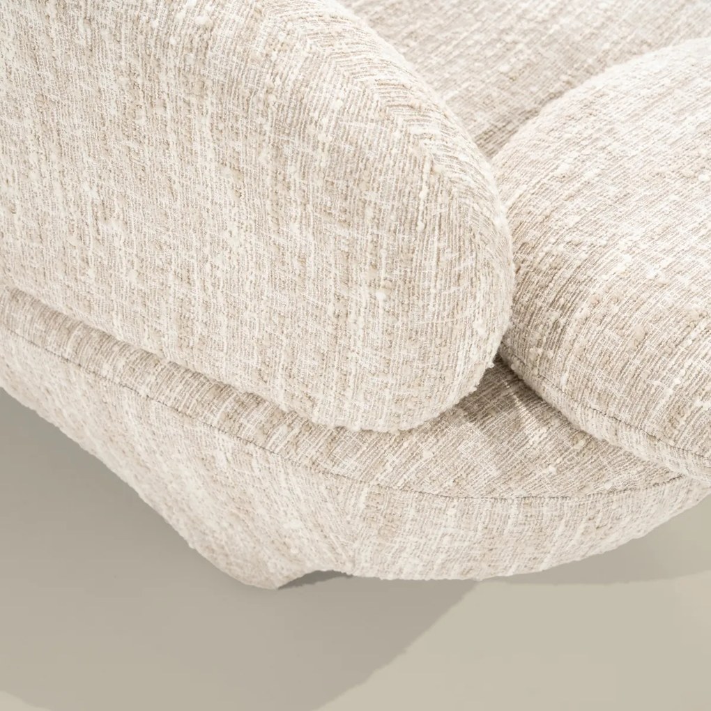 Design Bank Organische Vorm Beige