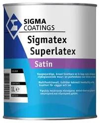Sigma Sigmatex Superlatex Satin - Wit - 1 l