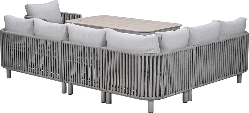 Garden Impressions Andong lounge dining set 6-delig - taupe