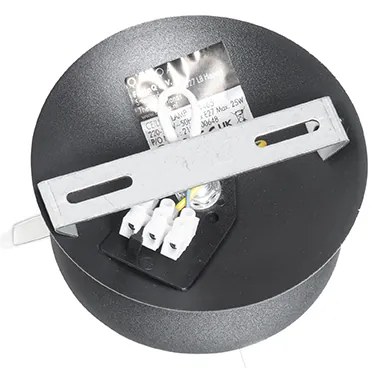 Art deco plafondlamp zwart met goud glas - pallon