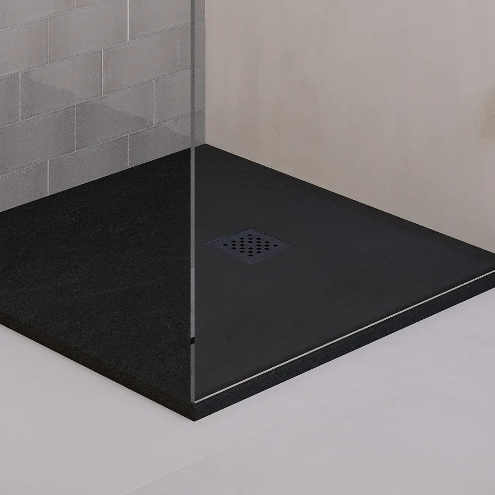 Brauer Crag afvoer afdekrooster gunmetal geborsteld