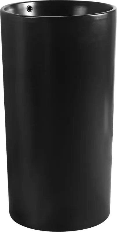 Mexen Nerda vrijstaande wastafel 46 x 46 cm, mat zwart - 26084670