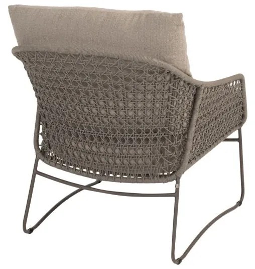 4 Seasons Outdoor Moretti loungestoel terre  Loungestoel    bruin weerbestendig