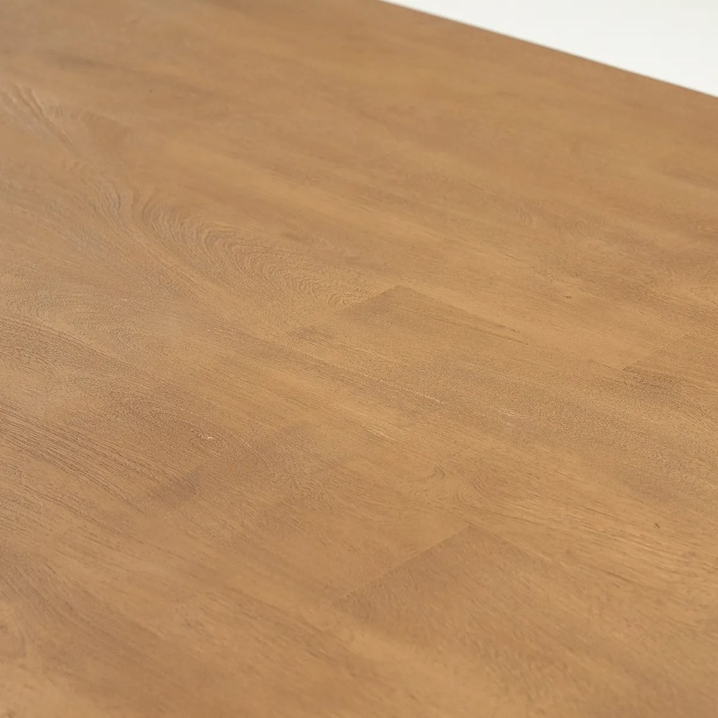 Eettafel Kruispoot Eiken 160 - 160 X 110cm.